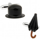 Chaplin Hat&Umbrella Men Cuff Links Wholesale&retail