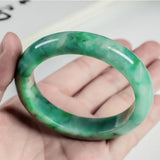 Natural Burma Jade 54mm-62mm Princess Bracelet for Mom & Girlfriend