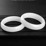 Zheru Natural Hetian Jade 54-64mm Bracelet Princess Jewelry Gift