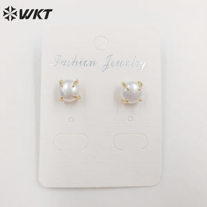 Freshwater pearl Earrings party jewelry For lady INS pearl jewelry