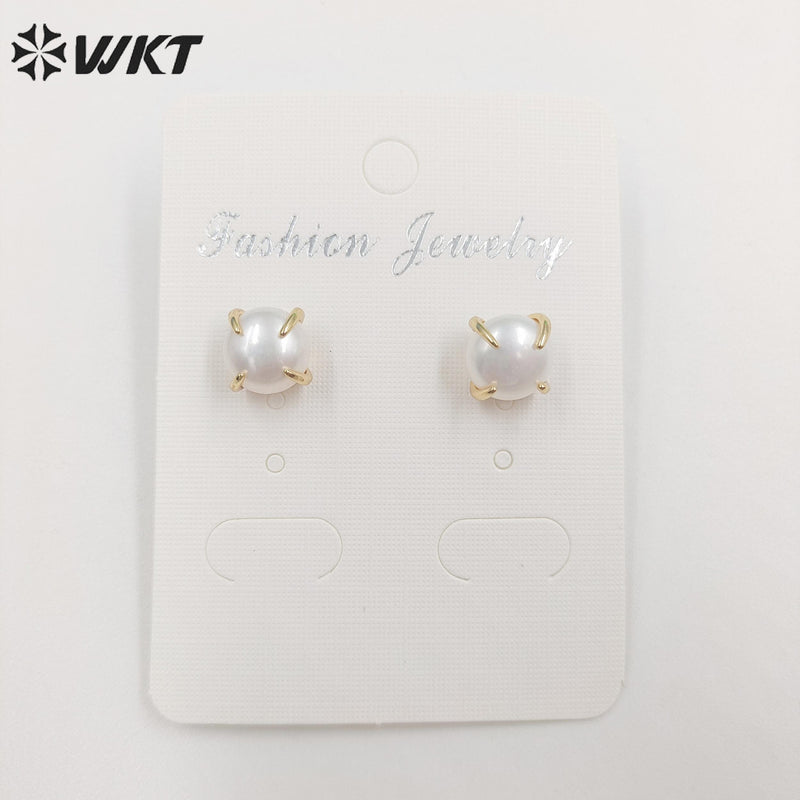 Freshwater pearl Earrings party jewelry For lady INS pearl jewelry