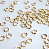 STENYA 4,5,7mm Split Ring Jump Rings Tassel Earrings Brinco Clasp Jewelry Making