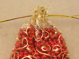 25pcs Christmas Organza Jewelry Pouch Favor Gift Bag
