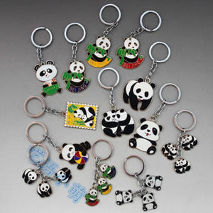 10PCS Panda Keychain Souvenir Set