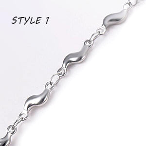 Stainless Steel Long Chain Necklaces For Women Silver Heart Cross Necklace