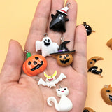 100pcs Halloween Charms Pendants for DIY Jewelry Making