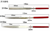 10pcs Real Router Bits Burr Rotary Diamond Plated Needle Files 3mm *140mm
