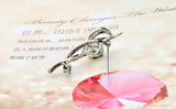 925 Sterling Silver Zircon Inlaid Brooch Charm Jewelry for Women