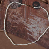 Elegant AA Pearl Choker Necklace, 4mm White Pearls, Wedding & Party Gift