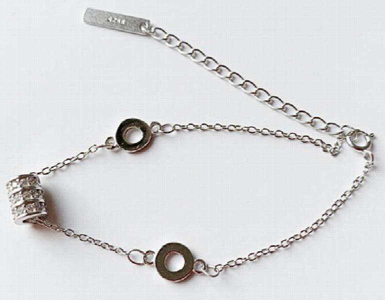 925 Silver Transfer Bracelets Fine Jewelry for Women