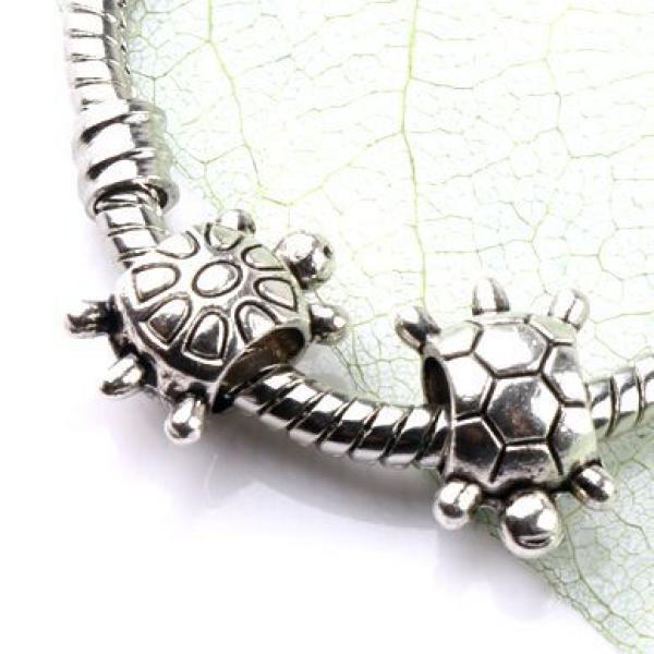Tortoise Turtle Big Hole Beads Dangle for Bracelets
