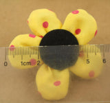 Sunflowers Fabric Flowers for Baby Girls Dress 15 pcs/lot