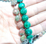 12mm Turquoise Quartz Tiger Eye Round Bead Pendant for DIY Jewelry Making