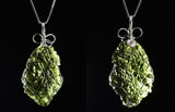 100% AAAA Czech Meteorite Green Pendant for Meditation Healing