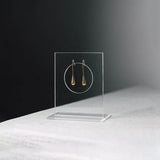 Acrylic Earrings Display Stand Vertical Holder