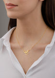 Custom Stainless Steel Name Necklace, Personalized Gift for Mom