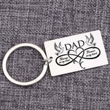 Sympathy Loss of Father Keychain Memory DAD Always On My Mind