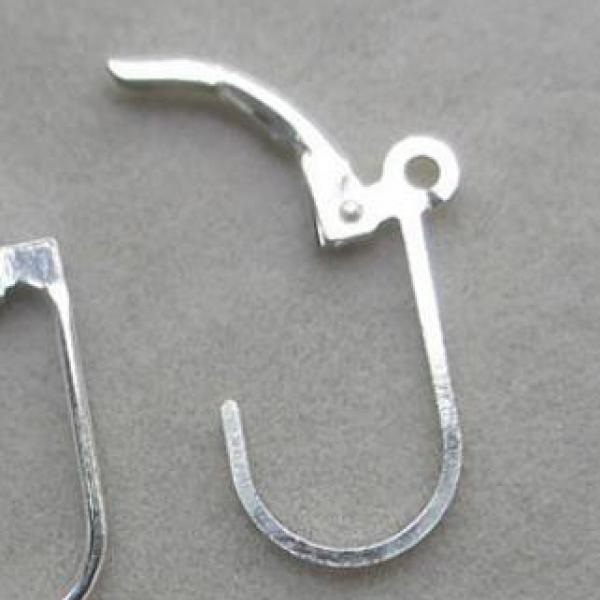 S925 Silver French Ear Hooks Charms for Jewelry Making 1pair