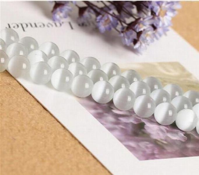 AAA+ Cat Eye Beads 6-12MM Glass String Loose Opal DIY Charm Beads Z458