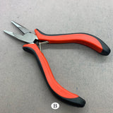 DIY Beads Scissors Pliers Accessories Set Red Steel
