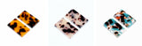 Tortoise Shell Earring Charm Acrylic Beads Geometric Boho Jewelry