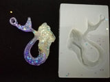 Mermaid Liquid Silicone Mold for DIY Resin Jewelry Pendant