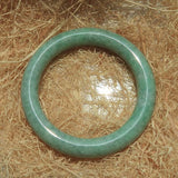 Zheru Jewelry Natural Burmese Jadeite Green Round Bracelet 54mm-64mm
