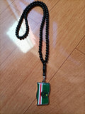 Chechen Flag Tasbih Necklace Prayer Beads Rosary T-Shirt