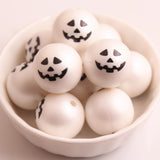 20mm 100pcs Acrylic Matte Pearl Halloween Beads for Chunky Girls Necklace