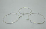 500Pcs Wine Glass Rings Charm Hoop Findings 30mm Earring Hoop Accessory