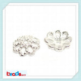 925 Silver Flower End Bead Caps Jewelry Making Supplies