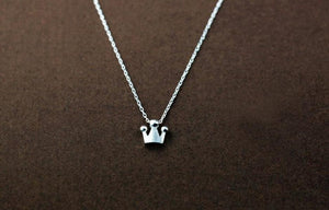 925 Sterling Silver Crown Necklace & Pendant for Women