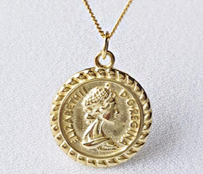 925 Sterling Silver Necklace Women Coins Pendant Jewelry