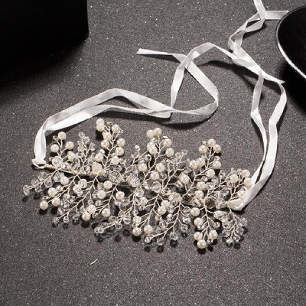 Floral Wedding Headbands For Bride Hair Accessories