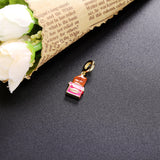 925 Silver Chocolate Pendant Charms for Bracelet Jewelry