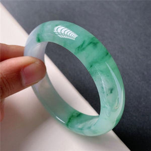 Natural Burmese Emerald Light Flower Bracelet for Mothers