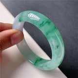 Natural Burmese Emerald Light Flower Bracelet for Mothers