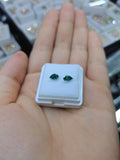 Dark Green VVS1 Pear Cut Moissanite Loose Gemstone