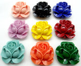 Natural Organic Cinnabar Quartz Flower Charm Pendant for Jewelry Making