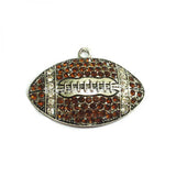 10pcs Antique Silvery Soccer Football Pendant 50mm*35mm