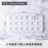 TV Pendant DIY Necklace Jewelry Mold Crystal Scale Resin Molds