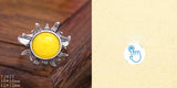 Sterling Silver Sun Flame 12mm Pendant Blank for Round Base Tray