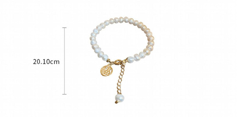 French Vintage Pearl Bracelet for Women
