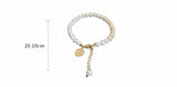French Vintage Pearl Bracelet for Women