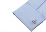 Dragonfly Cuff Links Rhinestone Animal Links