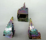 Natural Turquoise Quartz Crystal Opal Tiger Eye Pyramid Pendant