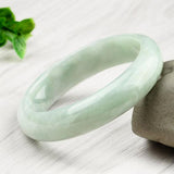 Zheru Jewelry Natural Myanmar Emerald 54-64mm Bracelet Gift for Her