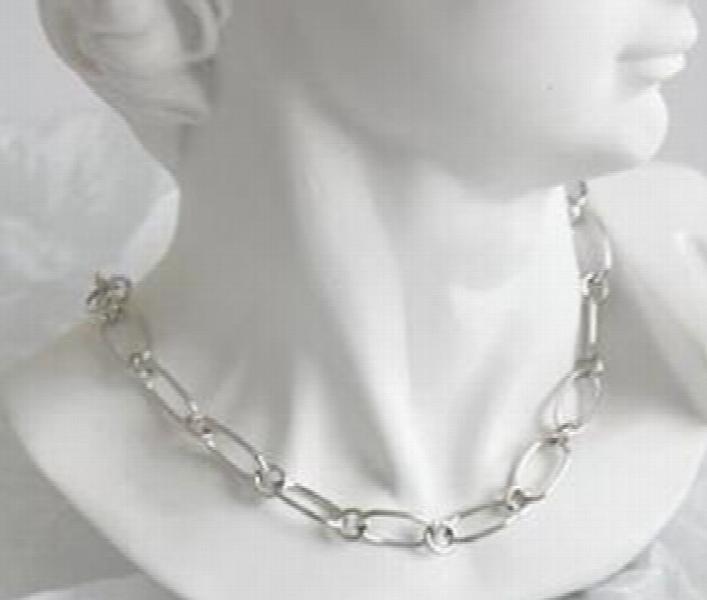 SHANICE 925 Sterling Silver INS Tattoo Choker Stretch Necklace