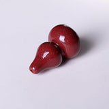 5A Natural Cinnabar Calabash Gourd Necklace Pendant DIY Jewelry