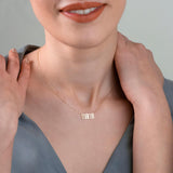 Old English Necklace,Name Necklace Stainless,Gothic Necklace